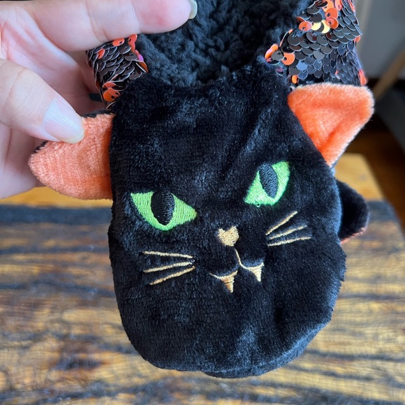 🎃Hide and Eek Cat Sleeper Socks🎃 - Picture 2 of 6